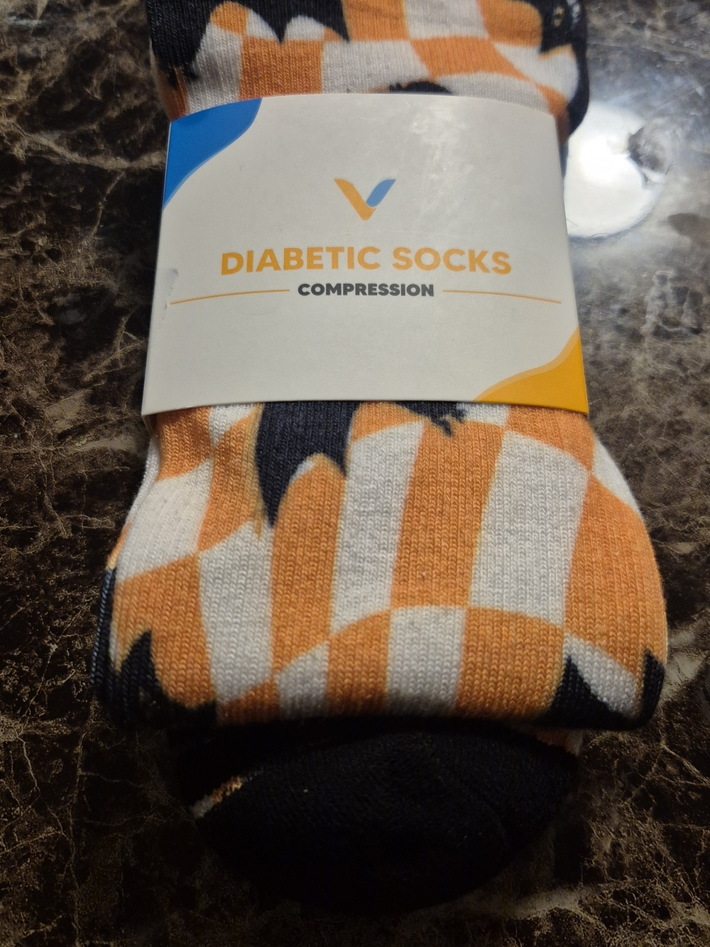 MAKE Bundle Large Diabetic Compression Socks – Viasox W 10-13/M 9-12  (Large)
